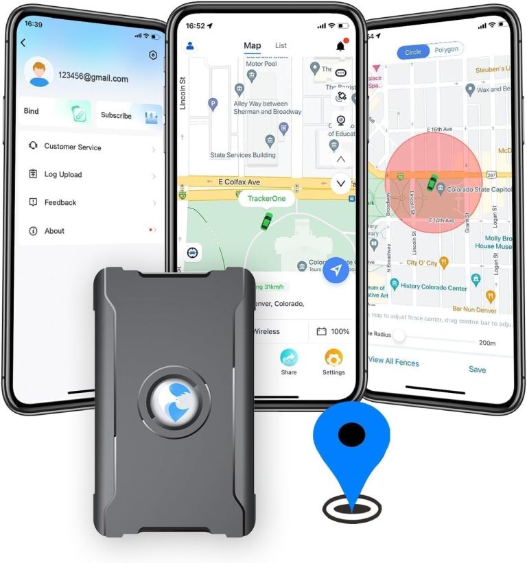 GPS Tracker for Vehicles Cars Long Battery Life up to 12 Months, Strong Magnetic, 10S Instant Updates, Geo-Fence, 4G Real Time Car Tracker Device Hidden Vehicle Tracking Devices, Subscription Needed