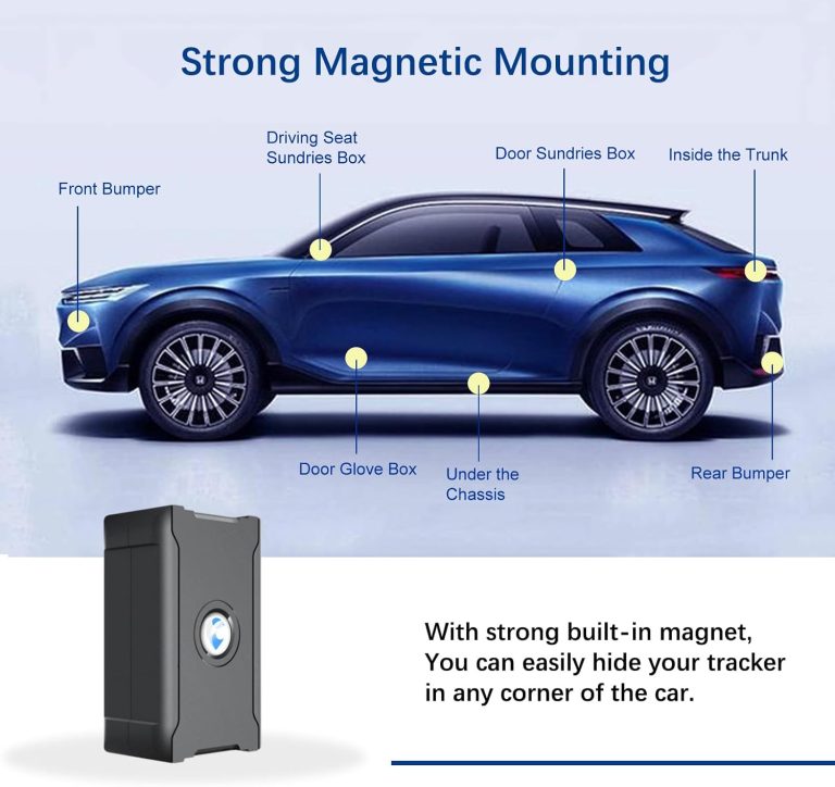 GPS Tracker for Vehicles Cars Long Battery Life up to 12 Months, Strong Magnetic, 10S Instant Updates, Geo-Fence, 4G Real Time Car Tracker Device Hidden Vehicle Tracking Devices, Subscription Needed